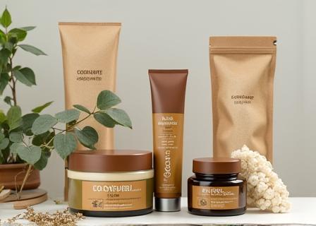 Sustainable cosmetics packaging materials